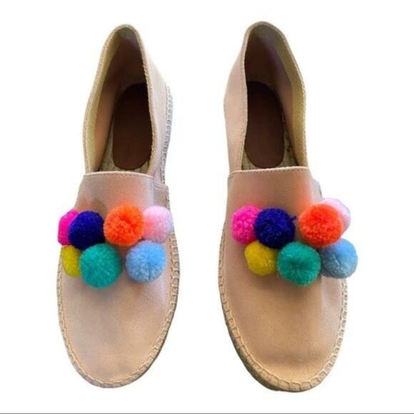 ANTHROPOLOGIE SOUTH PARADE POM POM ESPADRILLES - Picture 1 of 6